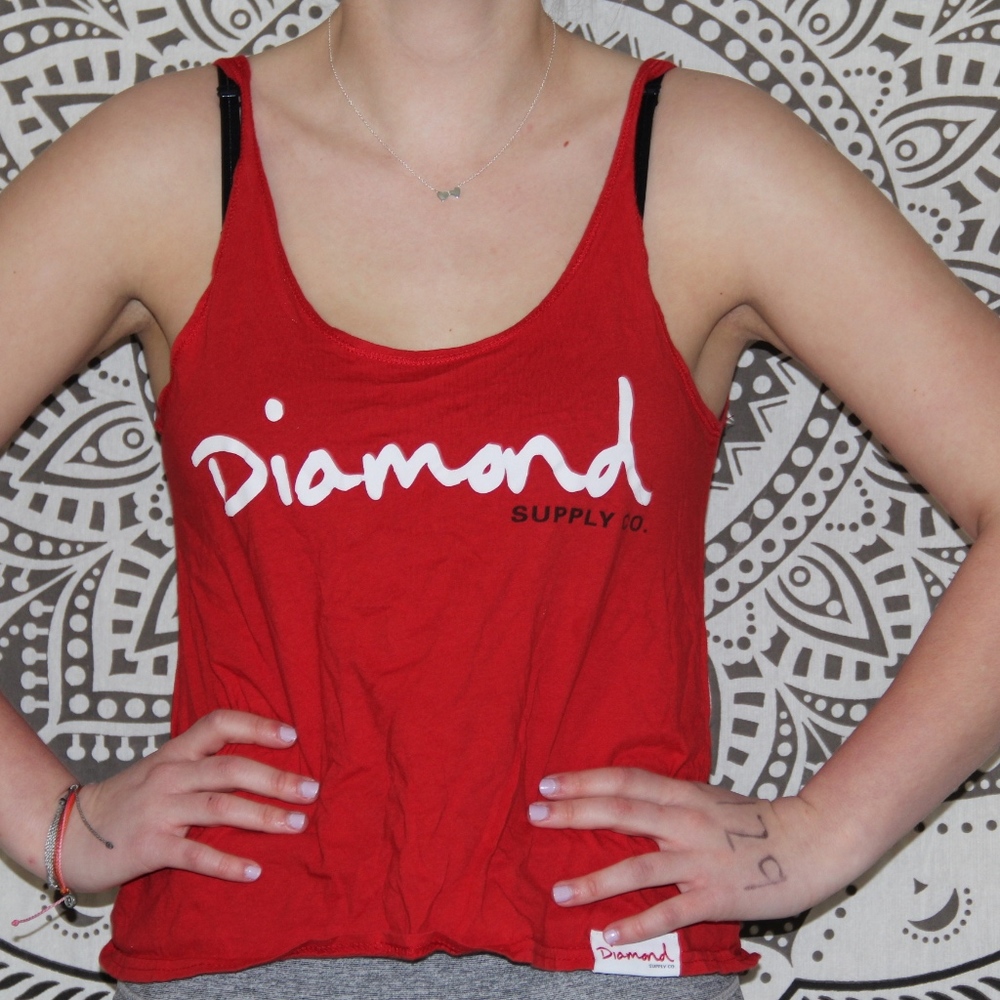 diamond supply co. tank top